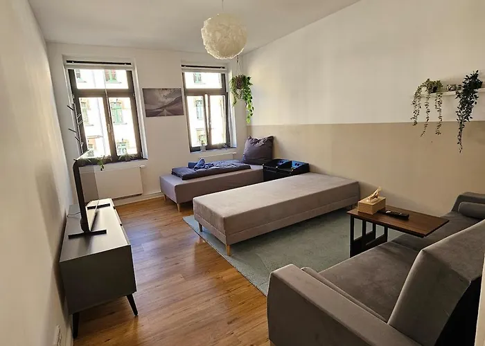 Apartment Moderne Mit Zwei Schlafzimmern In Zentrumnaehe Leipzig